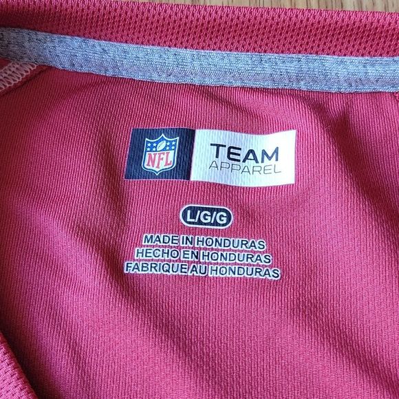 NFL tees cardinals  football size large color red gray - Picture 8 of 11